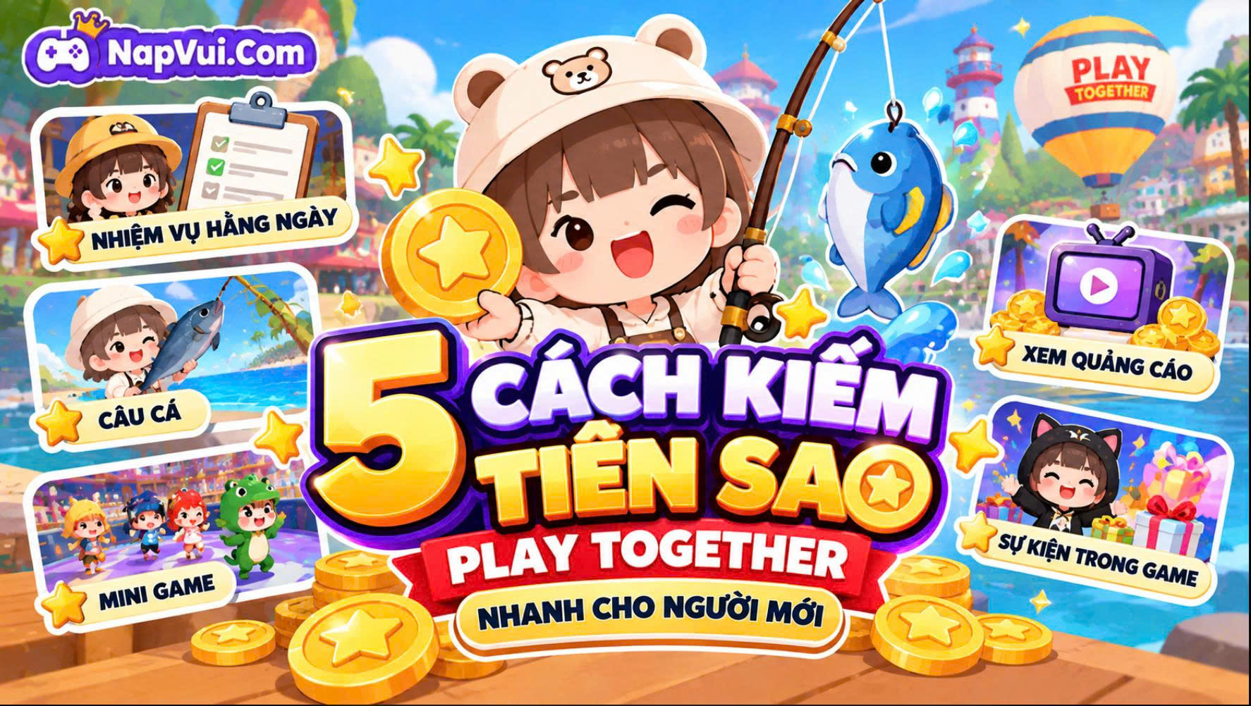 5 Cách Kiếm Tiền Sao Play Together Nhanh Cho Người Mới