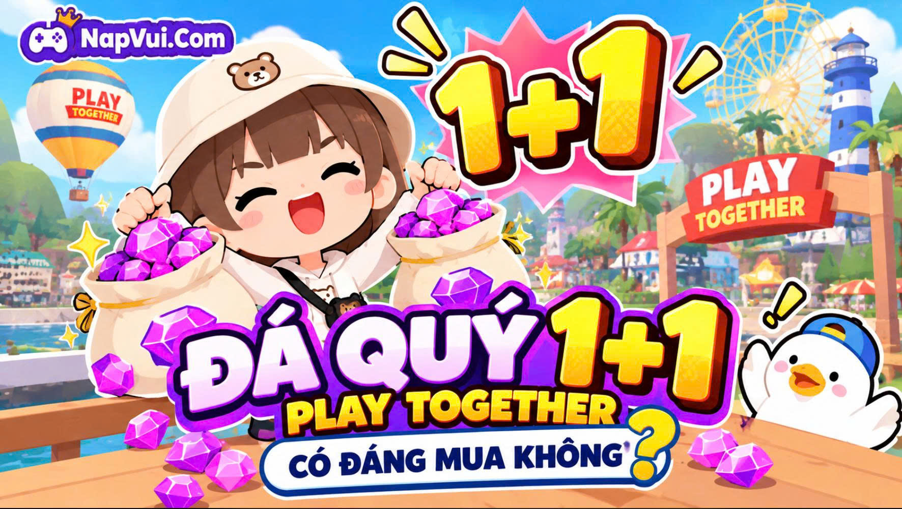 Gói Đá Quý 1+1 Play Together Có Đáng Mua Không? Điều Kiện Và Cách Tính