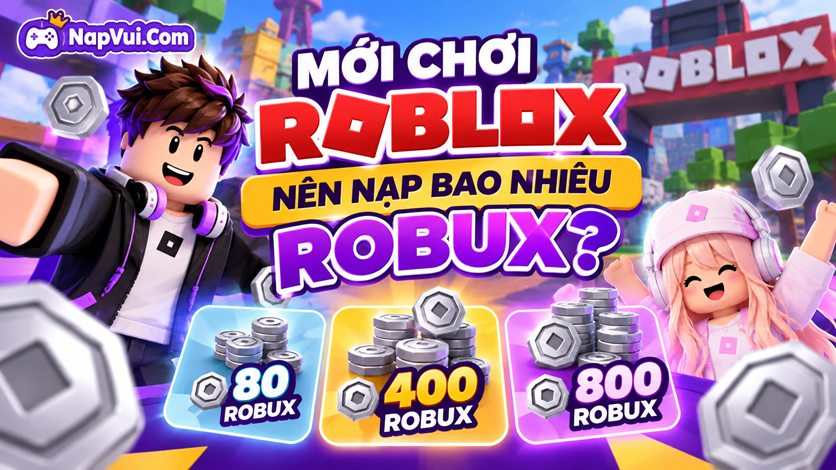 Người Mới Chơi Roblox Nên Mua Bao Nhiêu Robux?